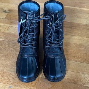 JBU Black Lace-Up Boots